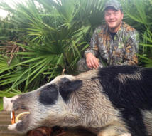 Wild boar 325 pounds with 6.5 inch cutters!